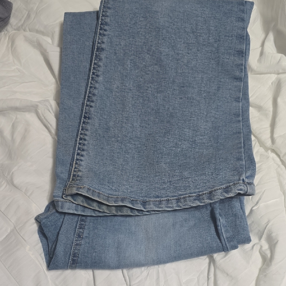 Primark Light Blue Flare & Wide Leg Jeans